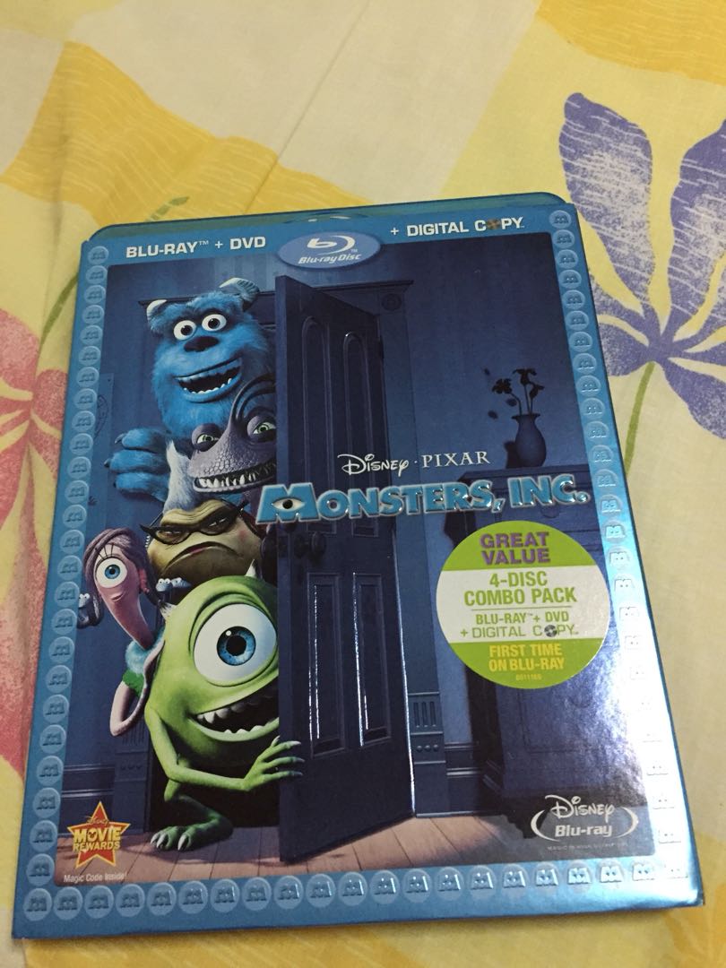 Monsters Inc Made In Usa Bluray Dvd Music Media Cds Dvds Other Media On Carousell