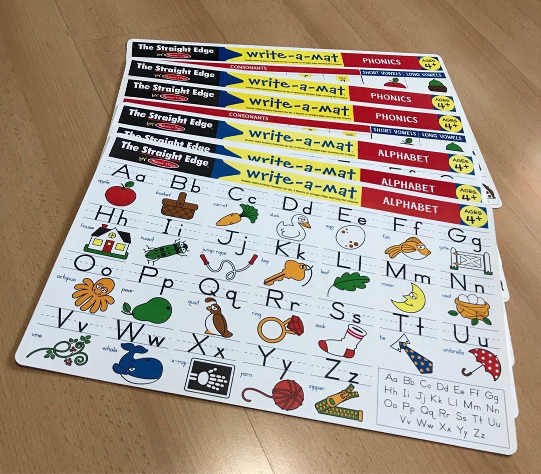 melissa and doug write a mat