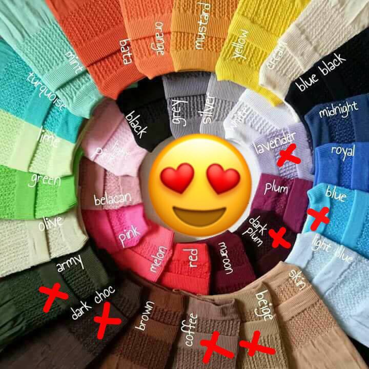 RANDOM HANDSOCKS (Category: Hijabs) located in Singapore. Submitted by ailamaila (Listing ID 165468785, Image 2). Description: ﷽ CLEARANCE SALE RANDOM HANDSOCKS NO CHOOSING $3.50 only!! $3.50 only!! $3.50 only!! To choose colour, $5 per Handsocks 💖.