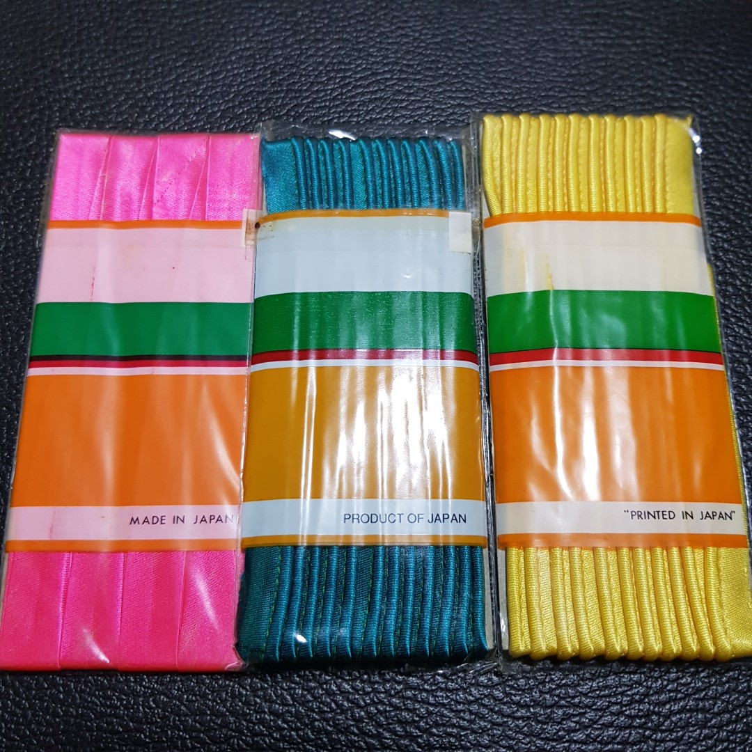 Satin bias tape, Hobbies & Toys, Stationery & Craft, Craft Supplies