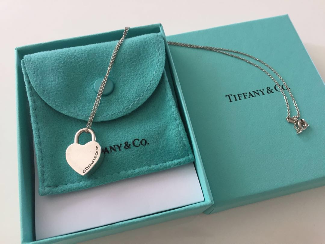 tiffany and co heart locket necklace