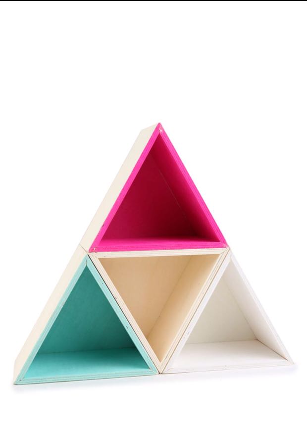 Typo Triangular Shadow Boxes (Category: Other Home Decor) located in Singapore. Submitted by frenchieefries (Listing ID 167371815, Image 1). Description: Typo Triangular Shadow Boxes Comes in a set of four individual triangular boxes so you can arrange them as you like Brand New I have two sets, one set had been opened before and used as decor (as good as new). $28 total for both sets Original retail price was $54.95 per set.
