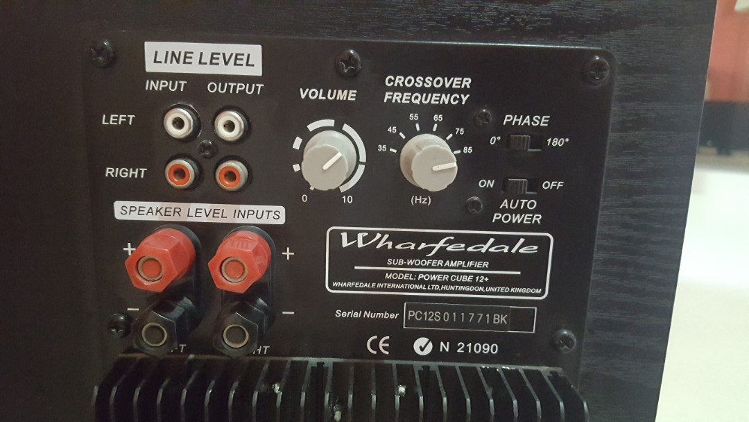 WHARFEDALE POWERCUBE 12+ 150-WATT POWERED SUBWOOFER, Audio, Soundbars ...