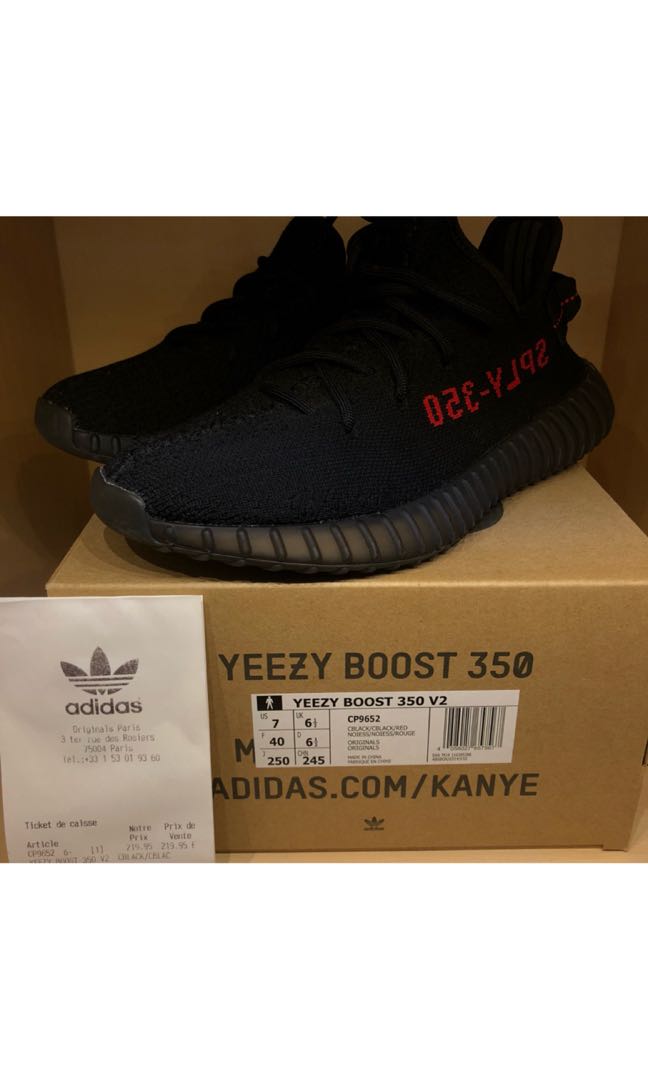 STOCK X PAIR YEEZY BOOST 350 BRED Size 11 usado's