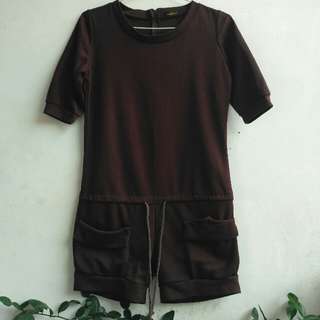 jumpsuits coklat