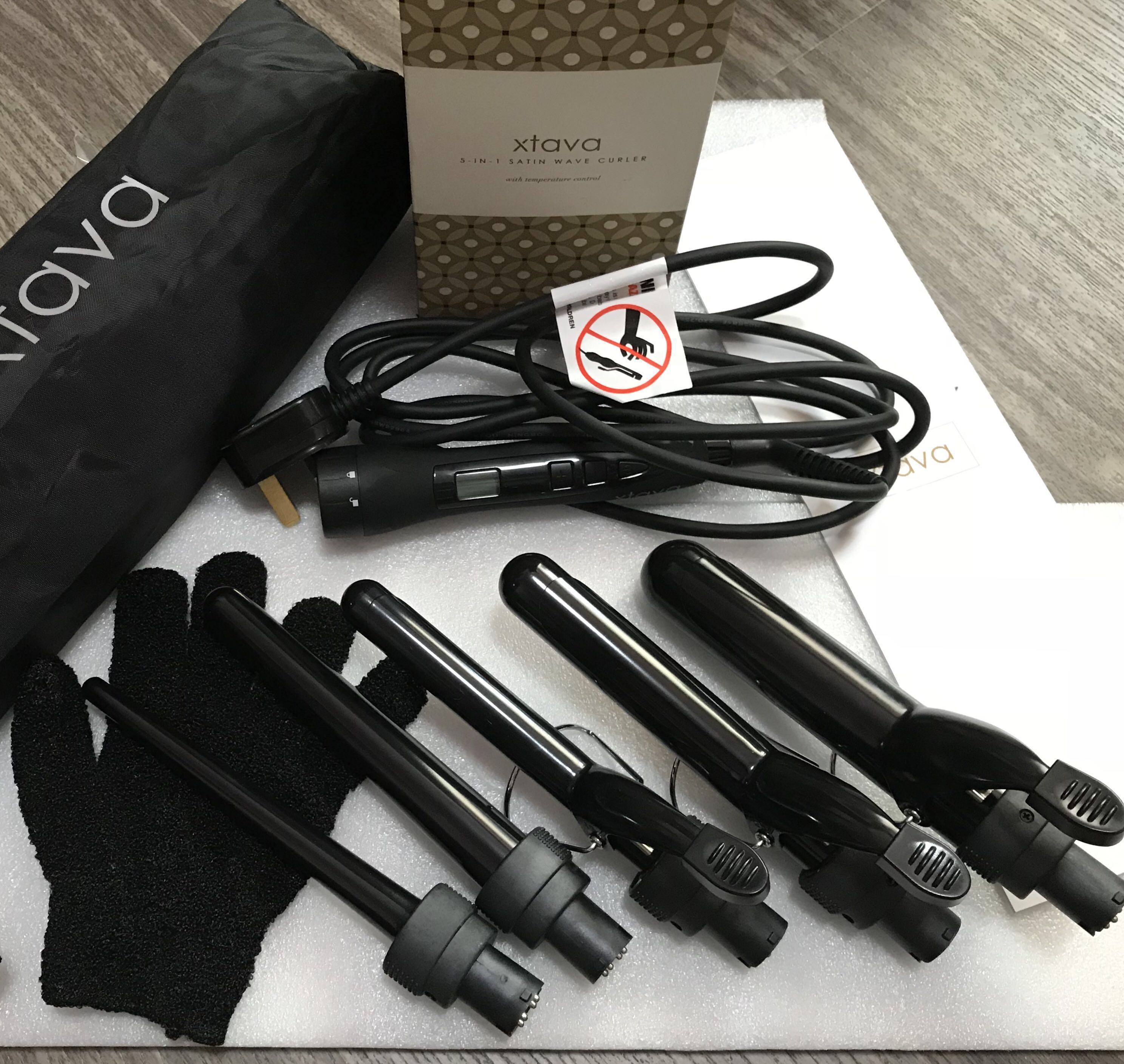Xtava 5 in 1 satin wave curler clearance