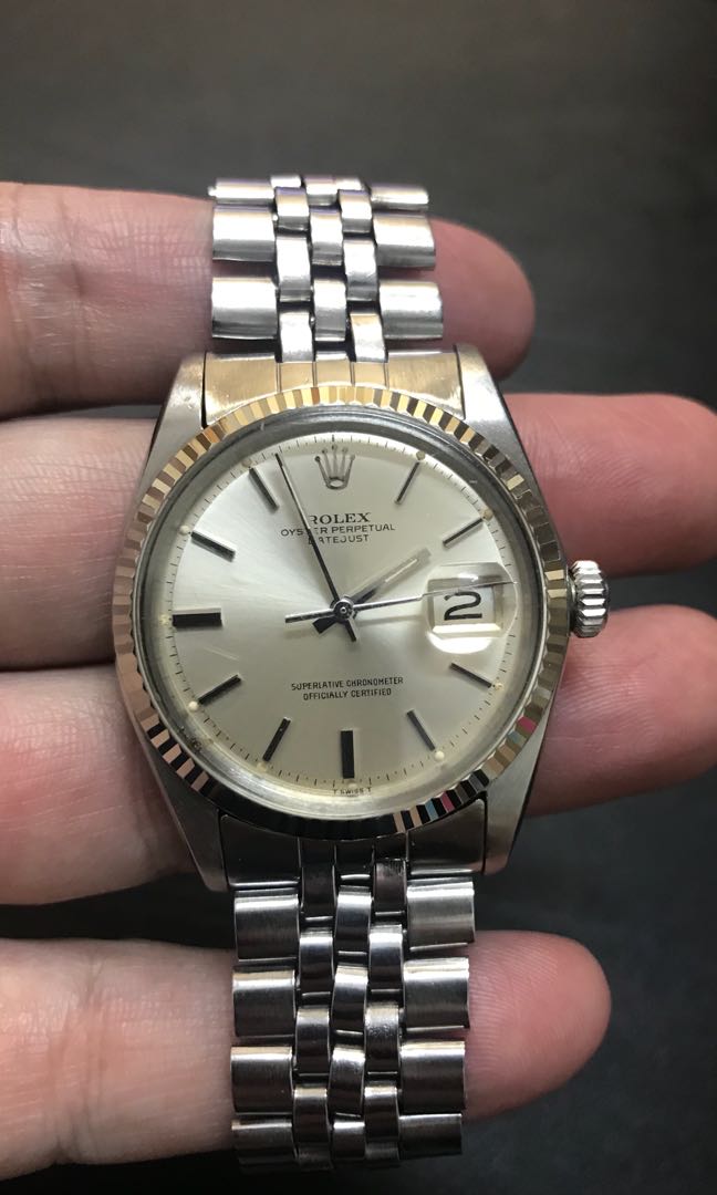 激安アウトレット!】 1601 ROLEX DATEJUST #4 Cal.1570 文字盤 純正