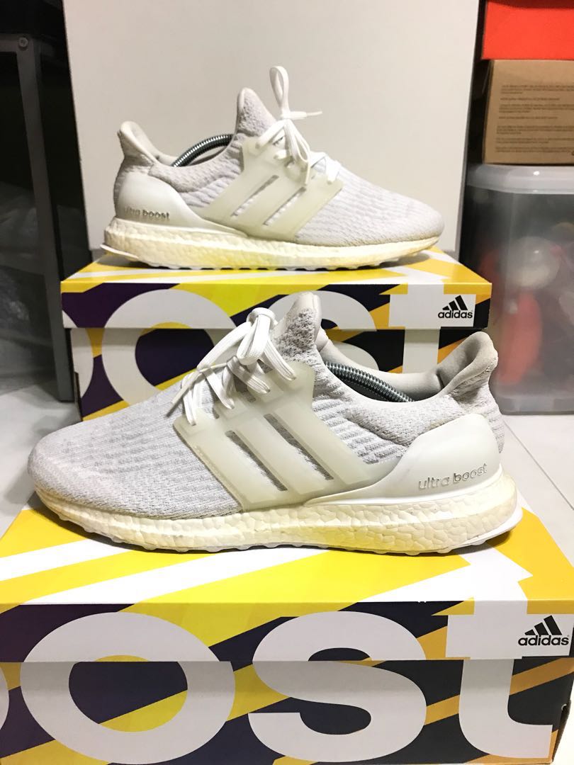 how to clean triple white ultra boost