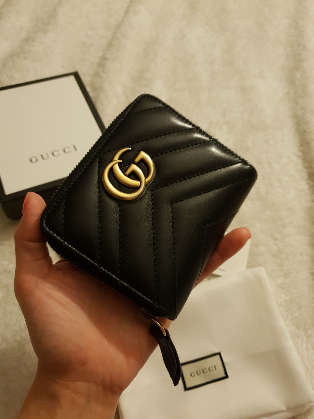 gucci marmont zip