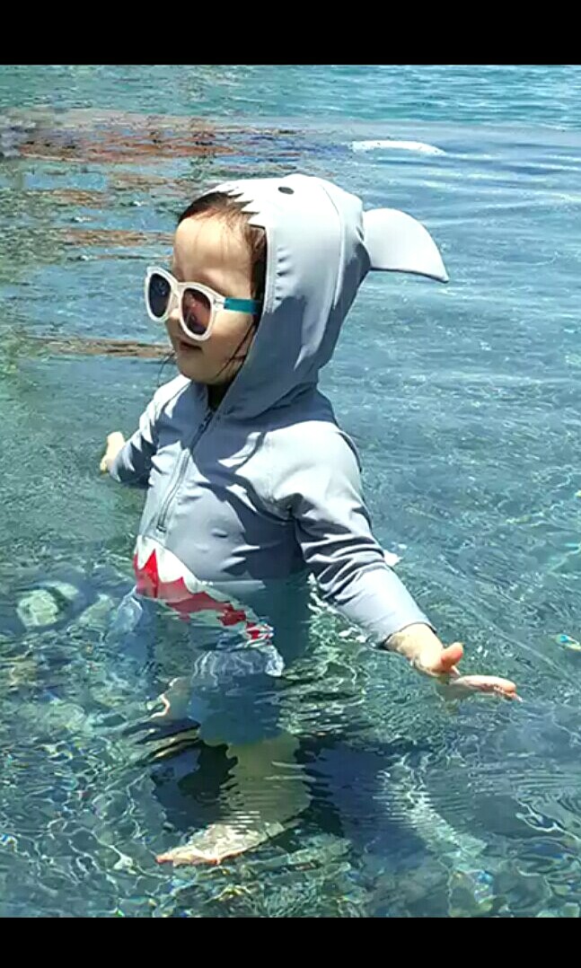 baby shark swimming suit