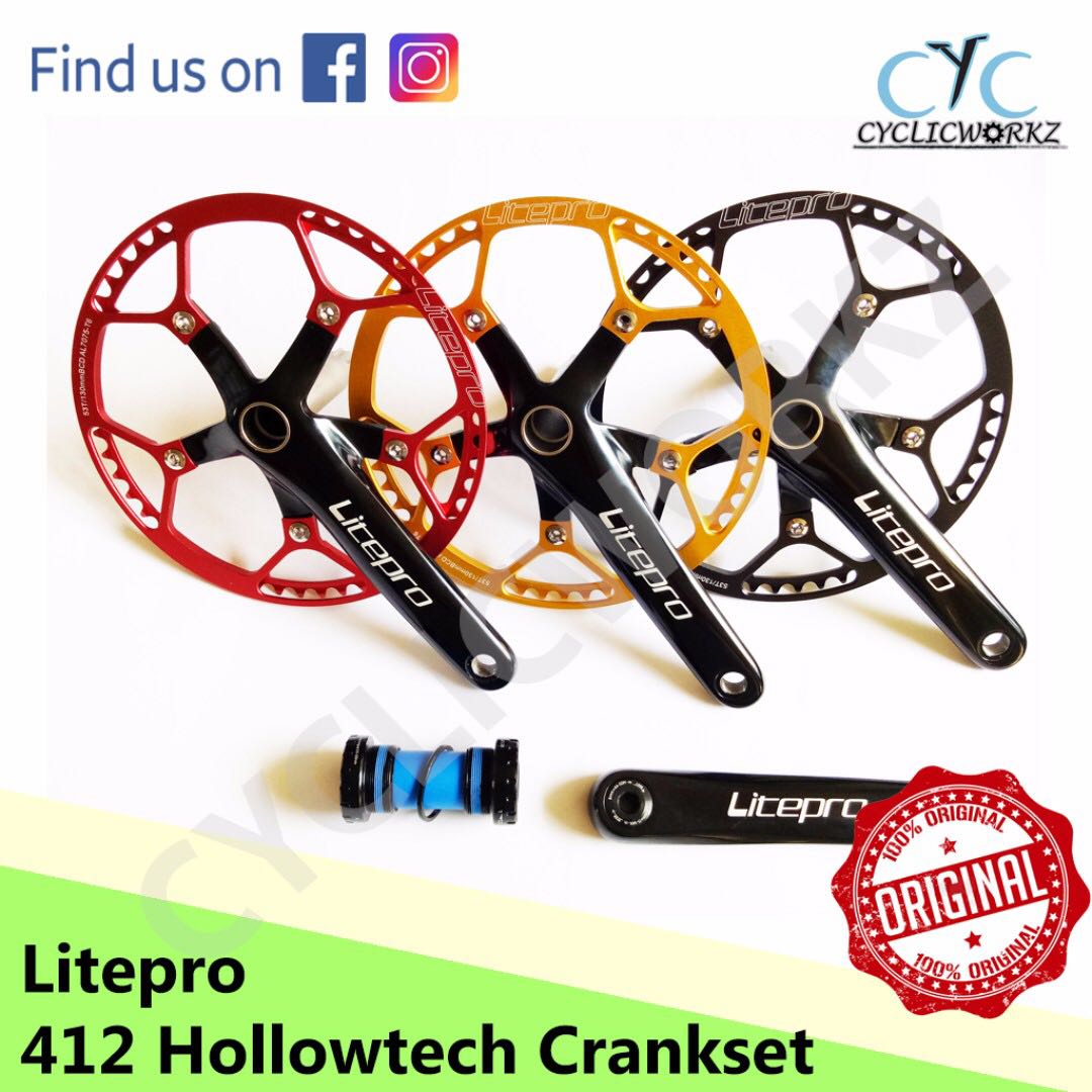 litepro hollowtech crankset