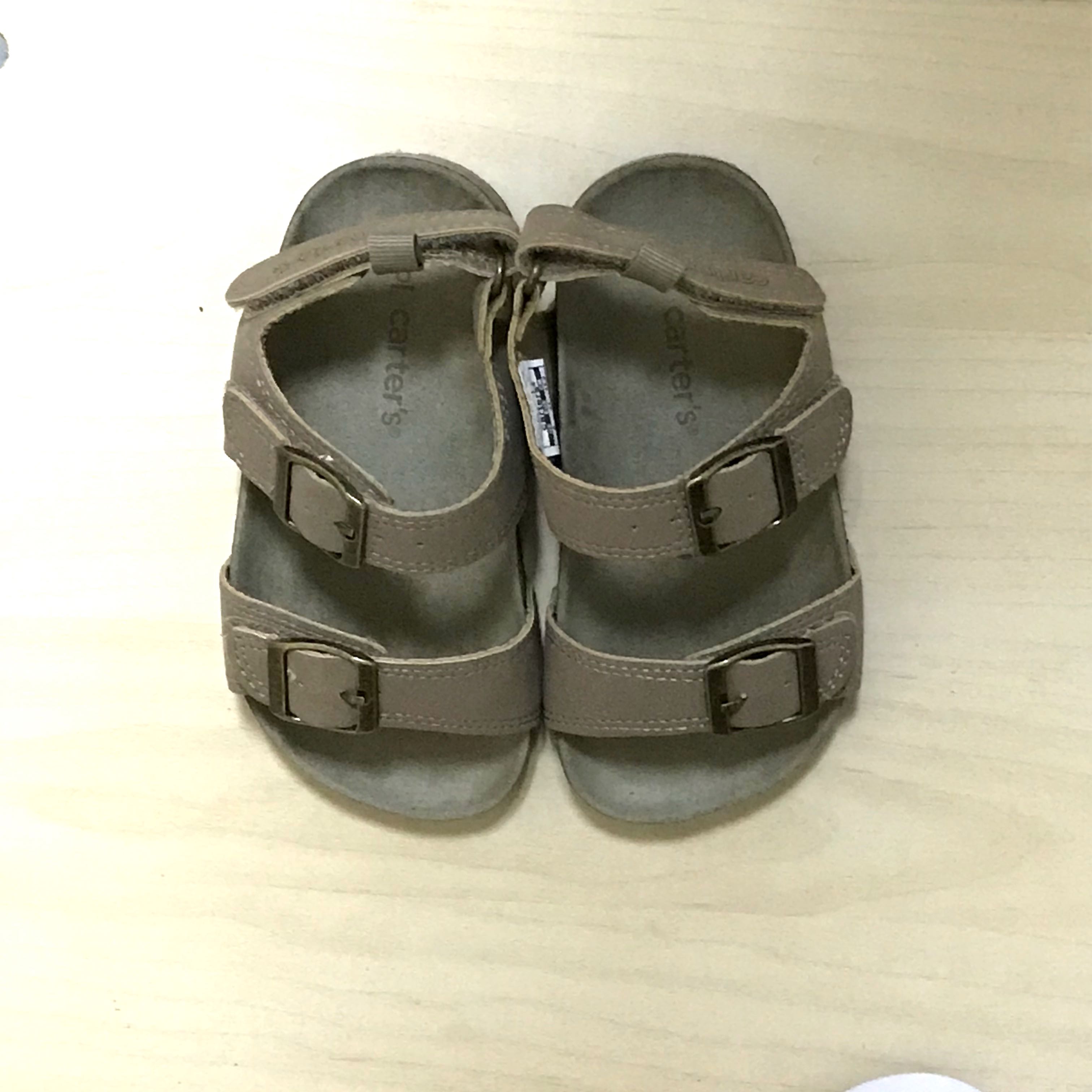 carter's cork sandal baby shoes