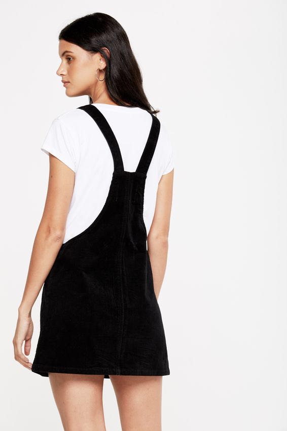 Corded pinafore dress cheap
