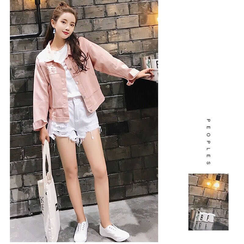 430 Koleksi Jaket Denim Model Korea HD Terbaru