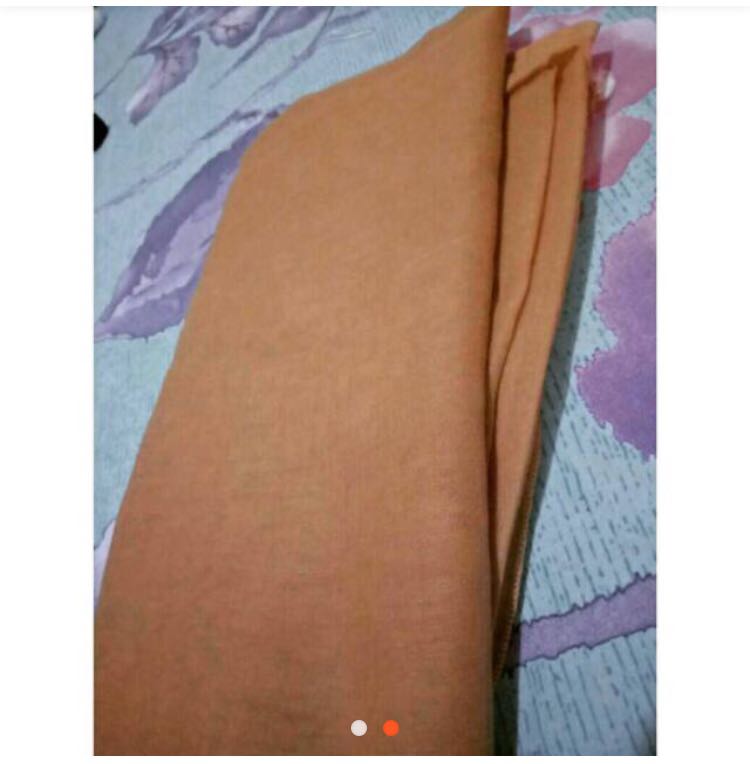 Kerudung Paris Segiempat Polos Coklat Milo Olshop Fashion Olshop Muslim Di Carousell