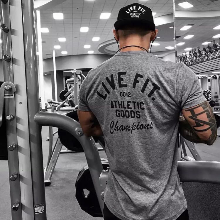Live Fit Champions Shirt Men S Fashion Clothes On Carousell