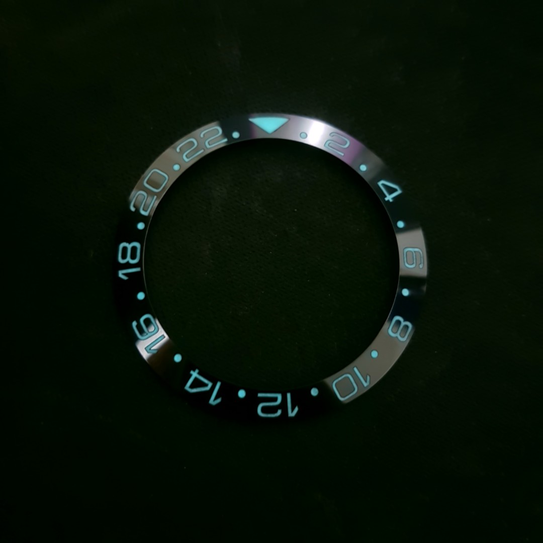 Lumed bezel clearance