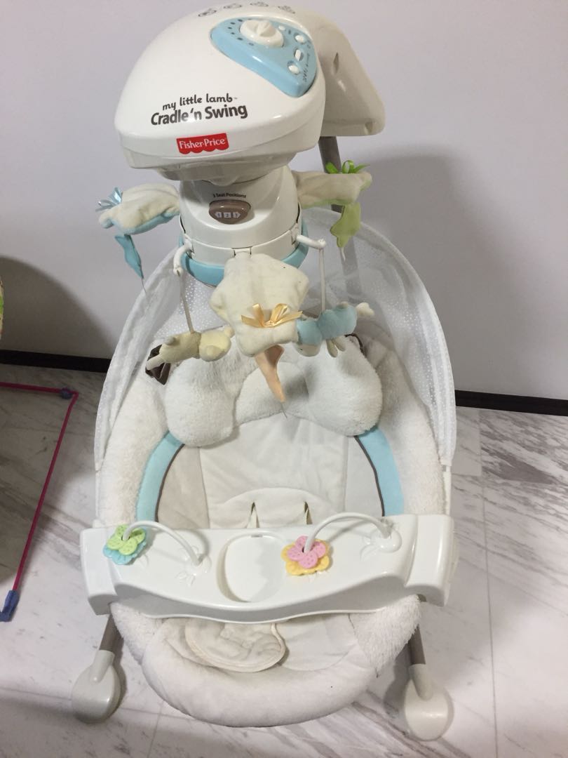 little lamb baby swing