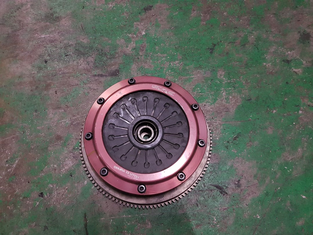 Ogura twin plate carbon clutch evo 9, Car Accessories on Carousell