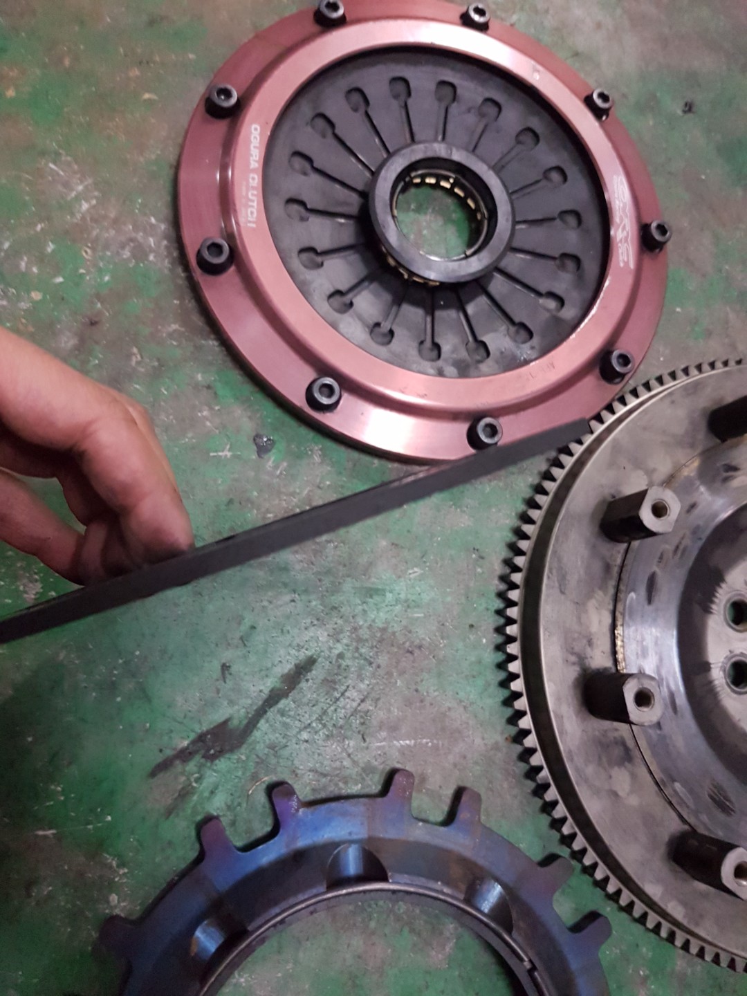 Ogura twin plate carbon clutch evo 9, Car Accessories on Carousell