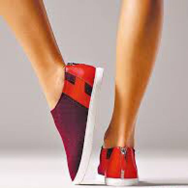 Sale Hermes Oxygene Sports Shoes Sneakers in Bordeaux Rouge