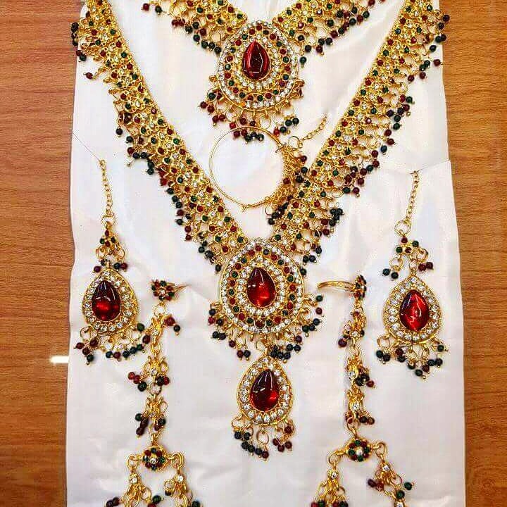 Set Perhiasan Pengantin India Fesyen Wanita Perhiasan Di Carousell