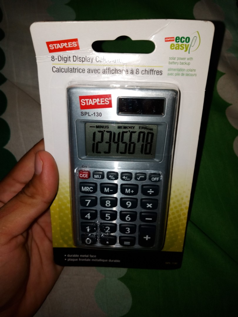 Staples Calculator, Computers & Tech, Office & Business Technology on