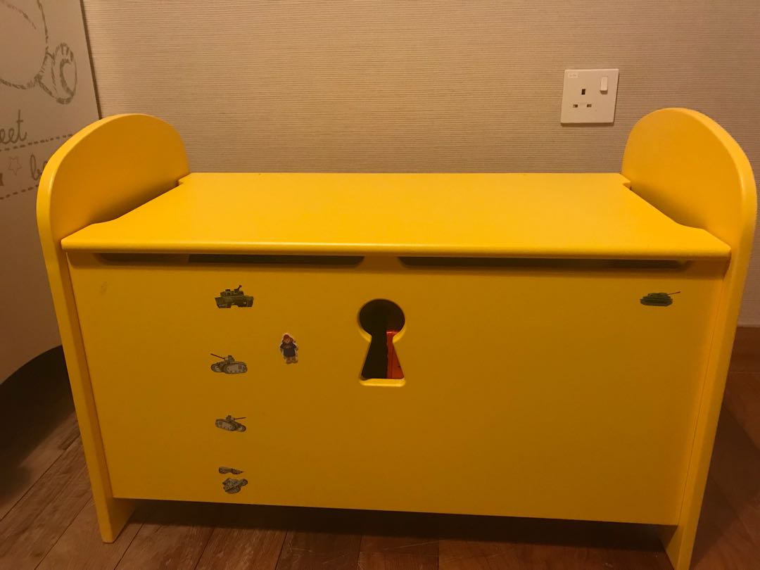 Yellow deals toy chest