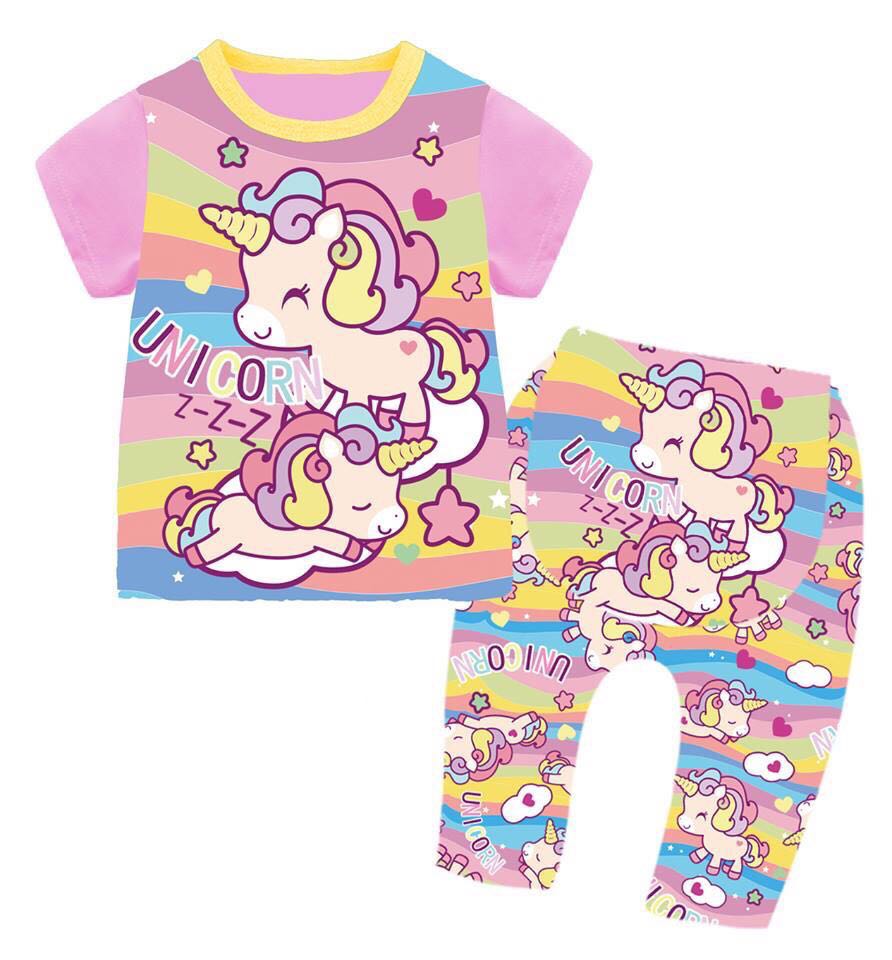 unicorn baby pajamas
