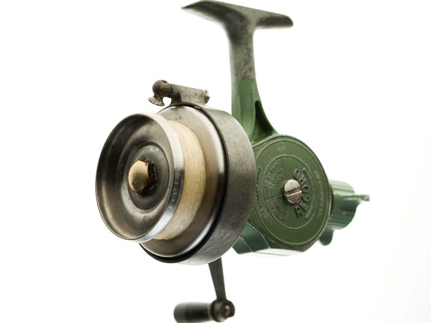 50s' Vintage ABU Record 700160m/0.3mm Line Swiss Made Spinning Reel-used/excellent  