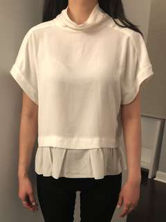 Aritzia silk blouse