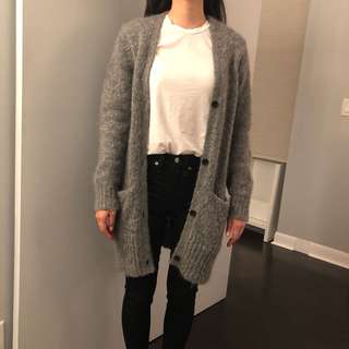 Aritzia mohair cardigan