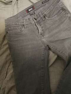 BDG Mid-rise Cigarette Ankle Jeans in Grey