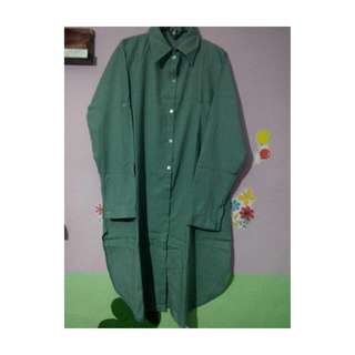 kemeja tunik mint