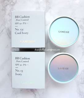 Laneige BB cushion pore control #13 Ivory LEFT 1 BOX