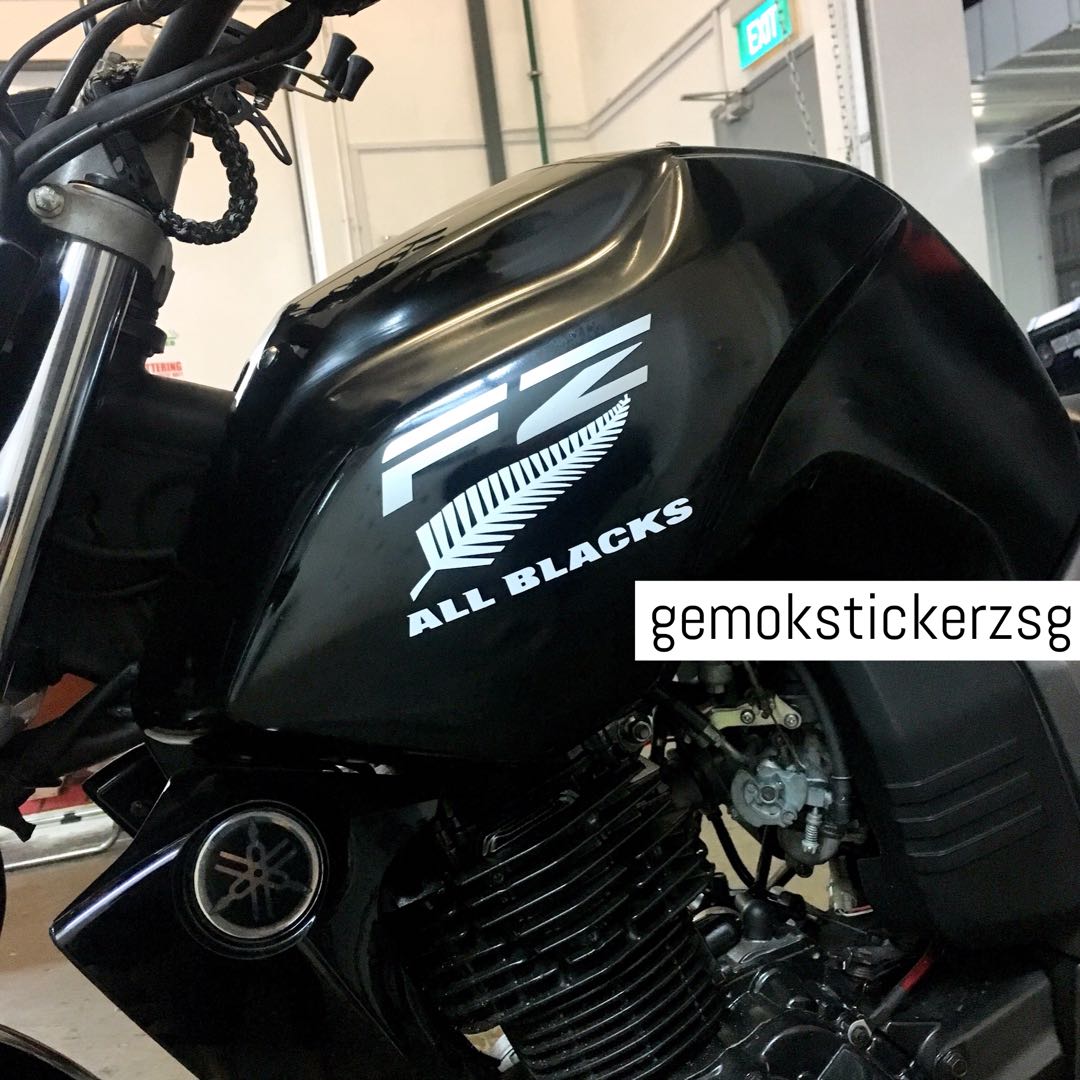 All Blacks Decal Motorcycles Motorcycle Accessories On Carousell