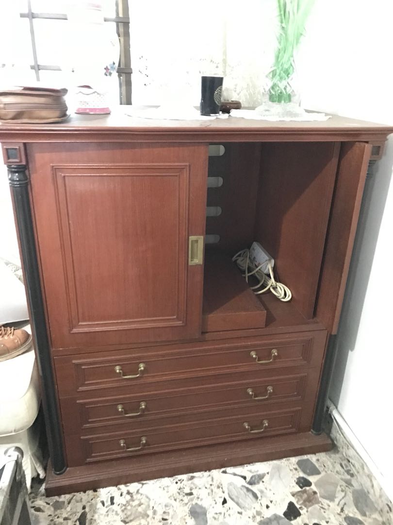 Antique TV Solid Wood, Furniture & Home Living, Furniture