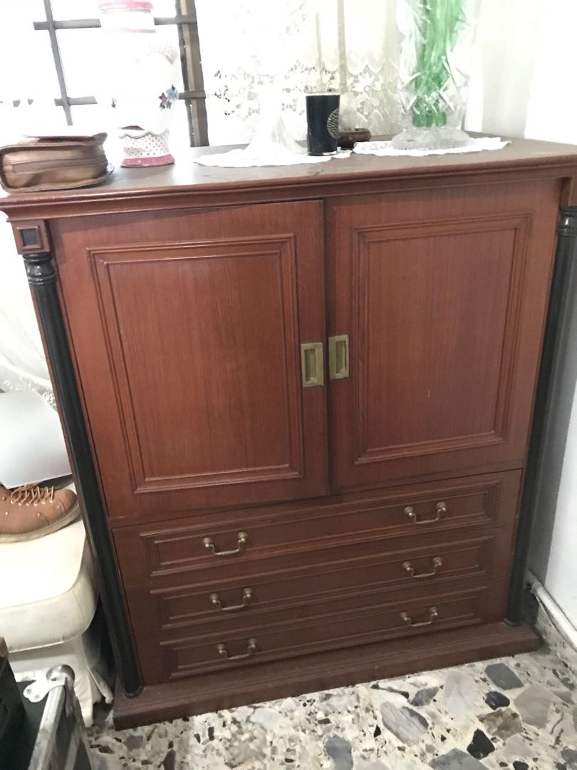 Antique TV Solid Wood, Furniture & Home Living, Furniture