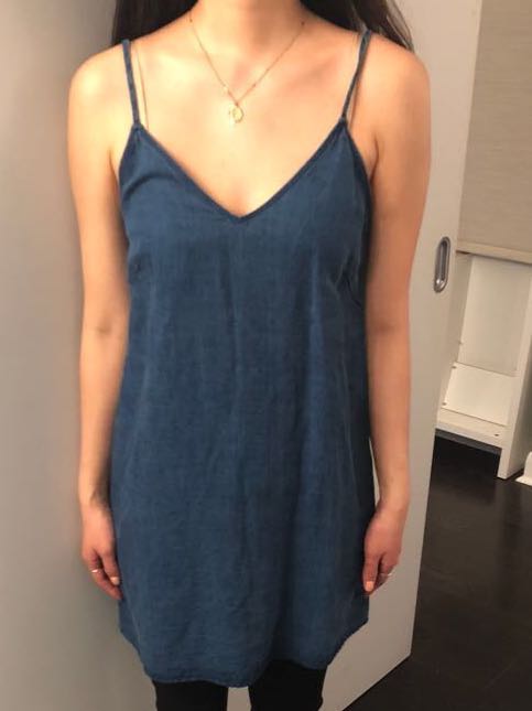 aritzia denim dress