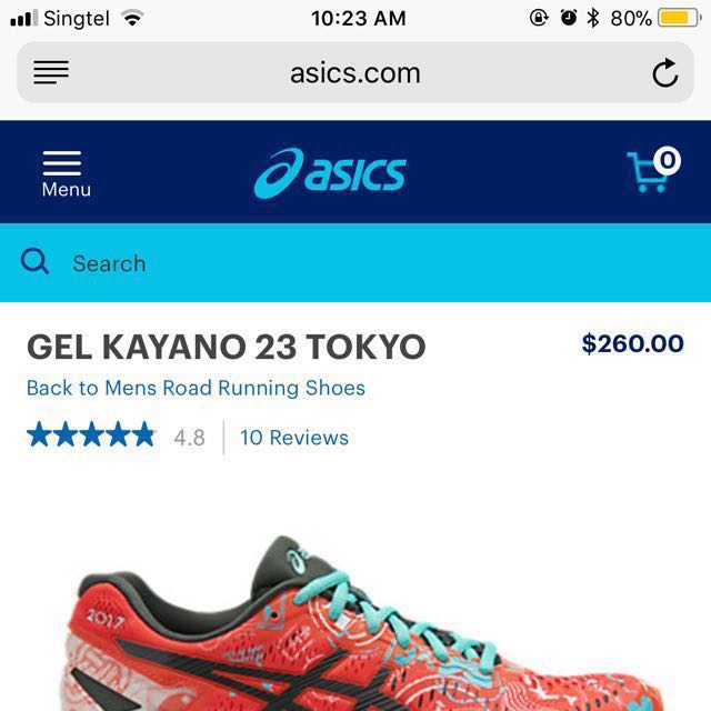 Asics gel kayano 23 Tokyo sports shoes