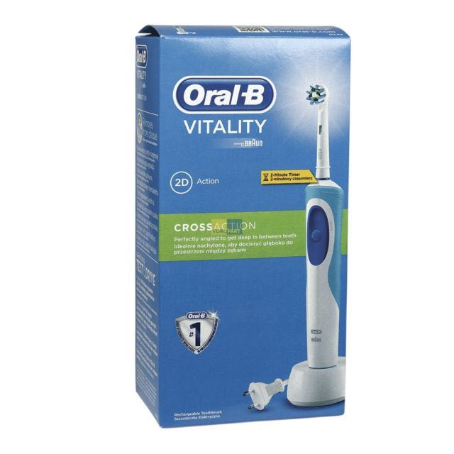 Braun 3709 Oral-b Vitality Cross Action Electric Toothbrush Original, TV Home Kitchen Appliances, Juicers, Blenders & Grinders on Carousell