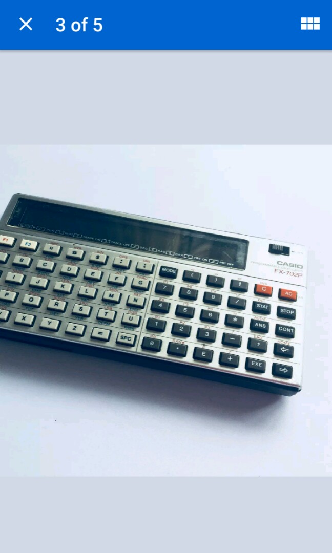 Casio fx 702 online