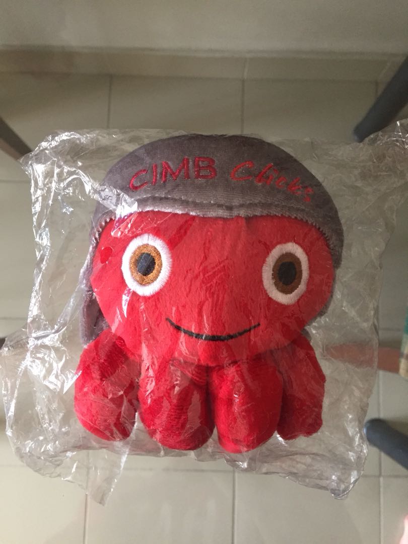 Cimb octopus cheap soft toy 2019