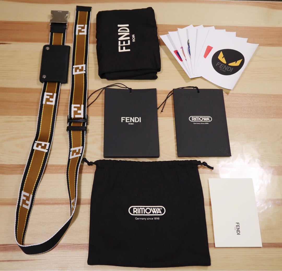 fendi rimowa suitcase