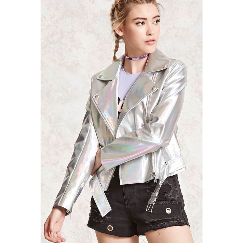 Forever 21 iridescent jacket store