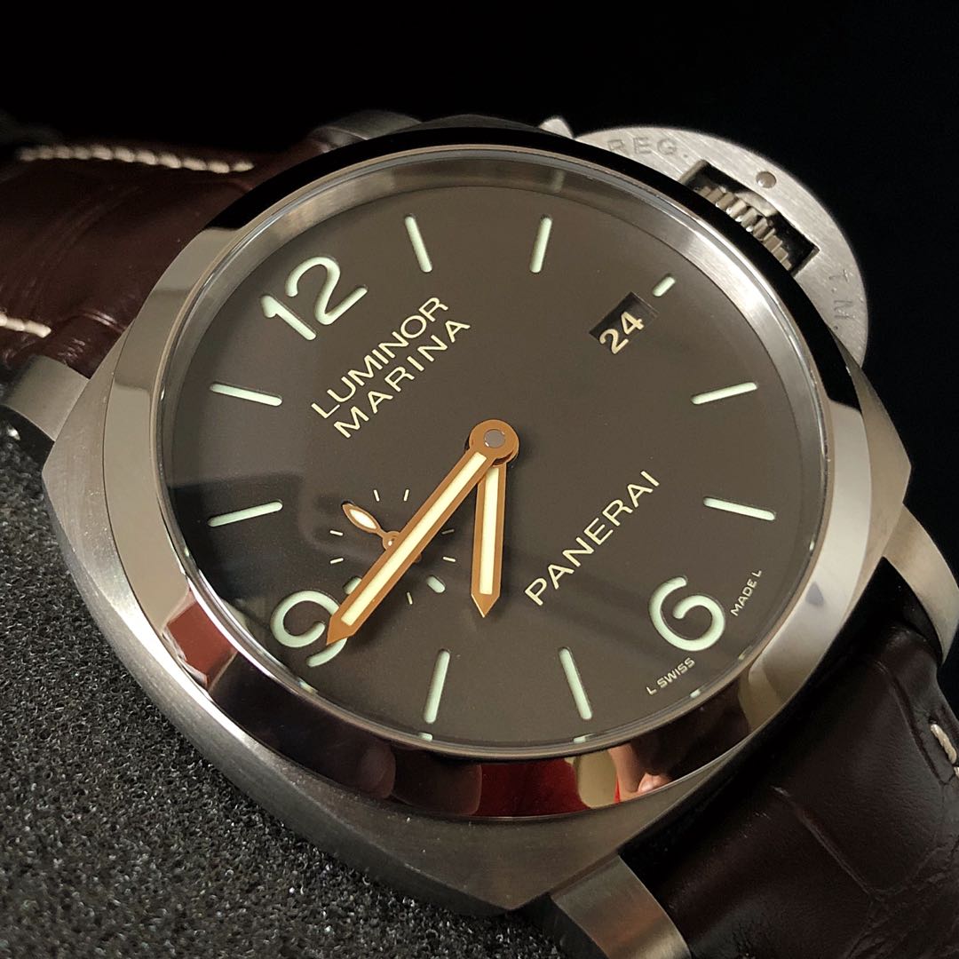 Pam351 luminor marina 1950 3 days automatic titanio 44mm shop