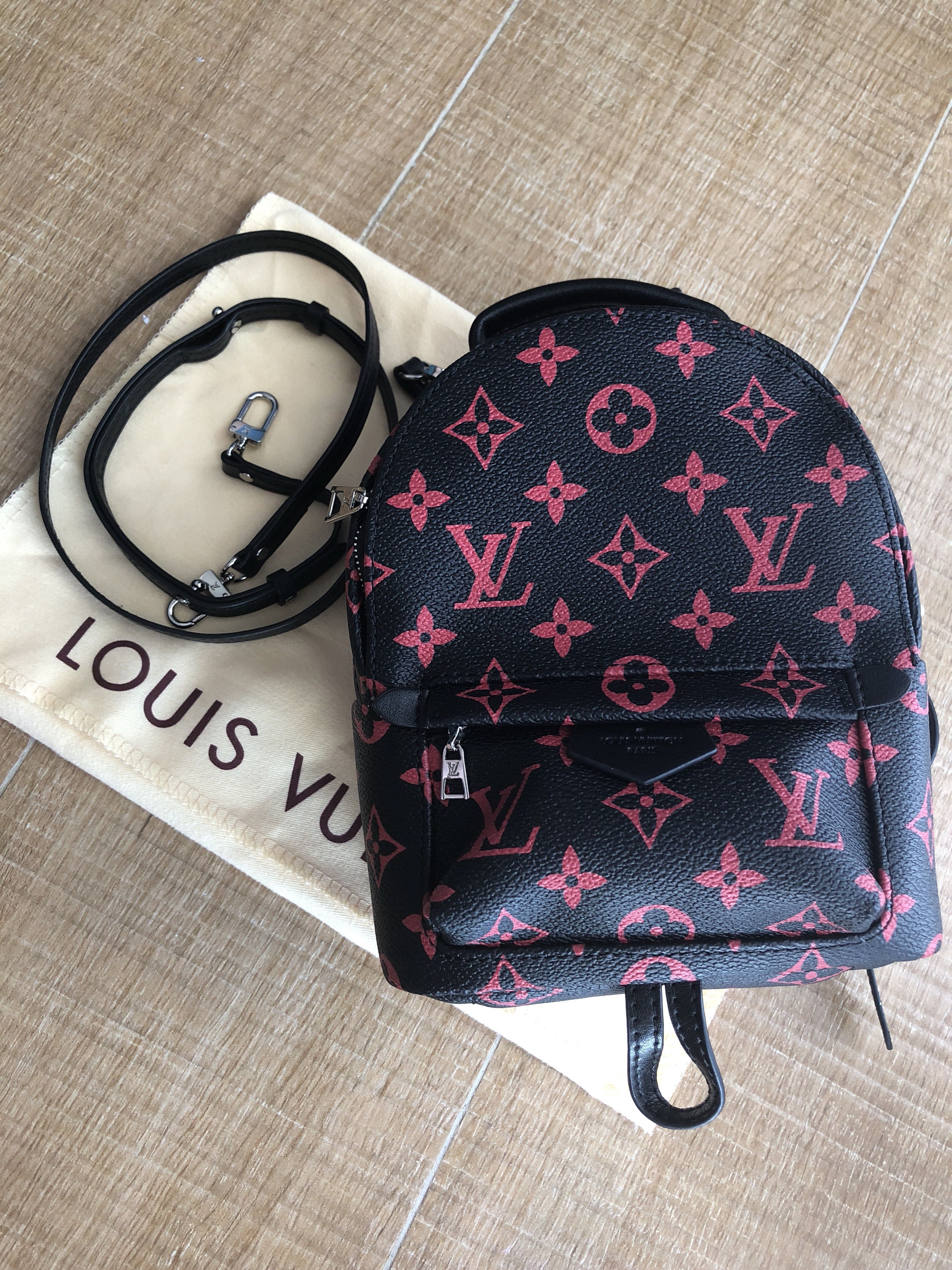 Red And Black Louis Vuitton Mini Backpack