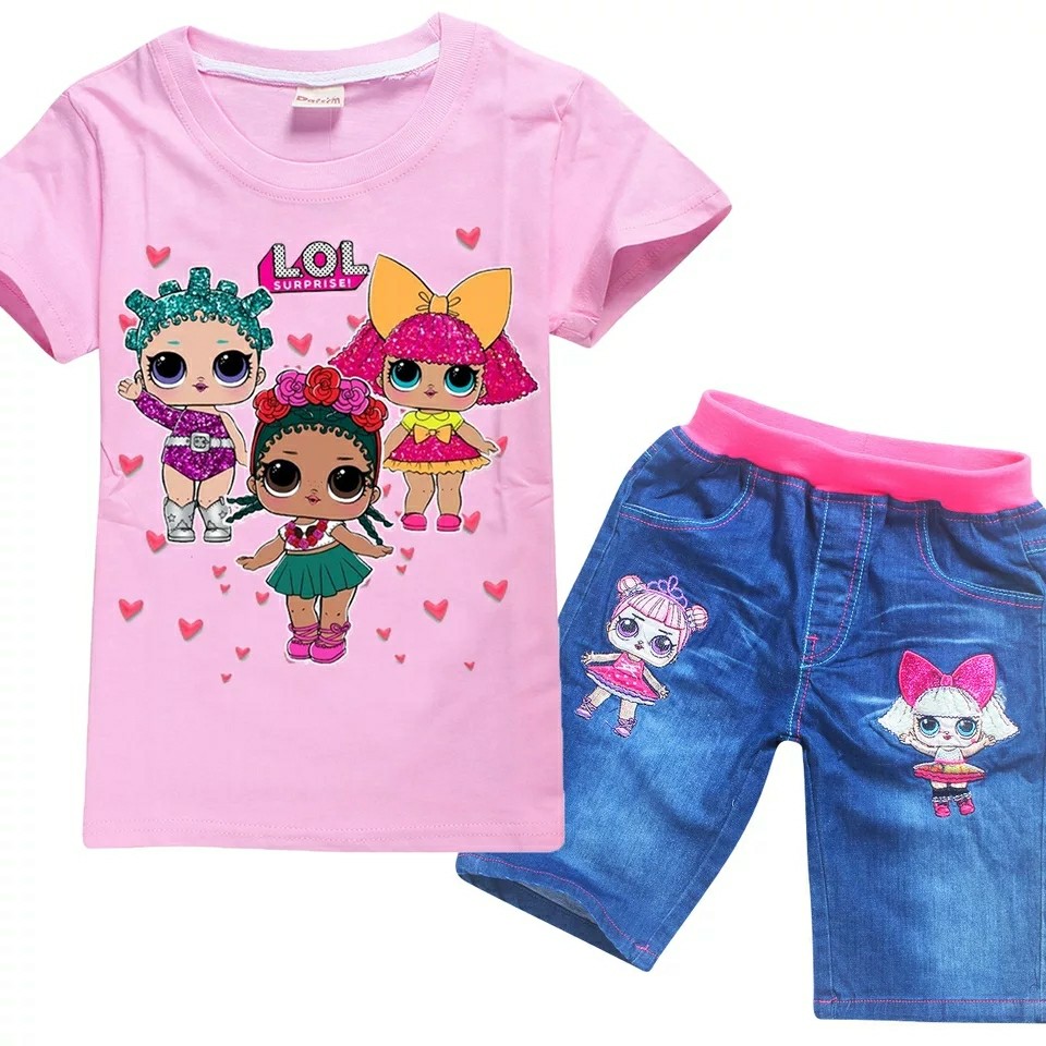 Lol surprise doll T-shirt set, Babies & Kids, Girls' Apparel on Carousell