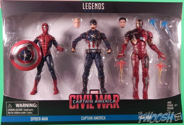 captain america 3 pack