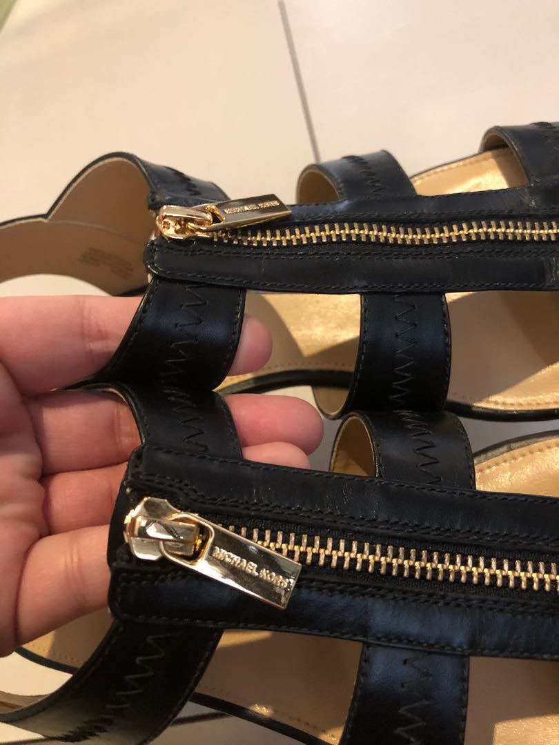 Michael kors shop zipper sandals